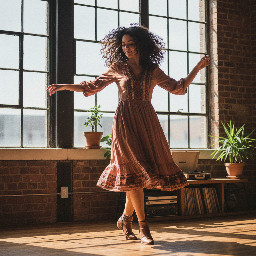 woman dancing
